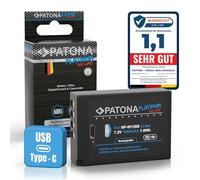 PATONA Platinum NP-W126S Batteria 1050mAh USB-C per X100V X100F