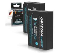 PATONA Platinum NP-W126s NP-W126 batteria (2x 1210mAh) compatibile con Fuji Fujifilm X-M5 X-S10 X-T50 X100F X100V X100VI XA1 XA2 XA3 XA5 XS10 XT3 XT20 XT30 II XT5