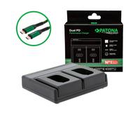 Patona Premium 121697 DUAL PD Performance Caricabatterie per PANASONIC DMW-BLK22