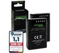 PATONA PREMIUM 2x Batteria BLN-1 1140mAh compatibile con Olympus OM-D E-M1 EM1 OMD E-M5 EM5 Mark II Pen F EP5 E-P5 Stylus XZ-2 XZ2 PSBLN1 BLN1