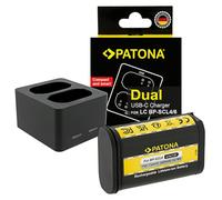 PATONA Premium Batteria BP-SCL6 e Caricatore USB-C per Leica Q2 Q3 SL2