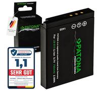 PATONA Premium Batteria LB-015 Sostitutiva per Kodak LB015 LB 015, 750mAh, 3,7V Li-Ion, Ricaricabile, compatibile con Kodak WPZ2 | alte prestazioni, lunga durata