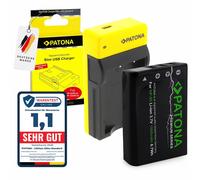 PATONA Premium Batteria NP-95 con Slim USB-C Caricatore Compatibile con Fuji Fuj
