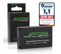 PATONA Premium Batteria per Canon LP-E12 LPE12 EOS M M50 850mAh