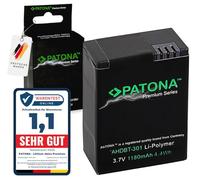 PATONA Premium Batteria per GoPro AHDBT-301 AHDBT-302 AHDBT-201 1180mAh