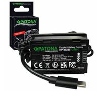 PATONA Premium Dummy Batteria per Fuji NP-W235, Adattatore USB-C