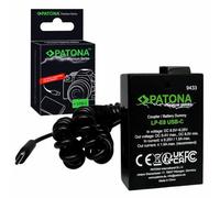 PATONA Premium Dummy Batteria sostitutiva per Canon LP-E8 Adattatore USB-C