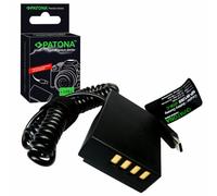 PATONA Premium Dummy Batteria sostitutiva per Fuji NP-W126S, USB-C