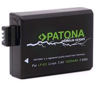 PATONA Premium LP-E5 Batteria (originale 1020mAh) Compatibile con Canon EOS 450D 500D 1000D