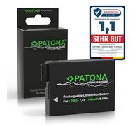 PATONA Premium LP-E8 Batteria 1140mAh per Canon EOS 650D 700D | Anche per EOS 550D e 600D, Rebel T2i T3i T4i T5i e Kiss X4 X5 X6i X7i - ricambio per Canon LP-E8