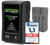 PATONA Premium V-Mount - Ricambio per batteria Sony BP-190WS (13200mAh) - BP-GL65 BP-GL65A BP-GL95 BP-GL95A BP-190S BP-C190S ad esempio HDW-800P PDW-850 DSR-250P DSR-600P DSR-650P ecc.