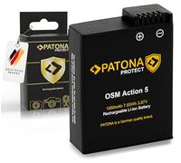 PATONA Protect Batteria per DJI Osmo Action 3 4 5 6 BCX202, 1950mAh | Batteria di ricambio con box protettivo, 100% identica all'originale