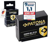 PATONA PROTECT DMW-BLG10 E Batteria 1000mAh compatibile con Panasonic Lumix DMC-GF6 DC-GX9 DMC-GX7 DMC-GX80 DMC-TZ101 DC-TZ202 DC-TZ91 DMC-TZ99 DMC-LX100 DMC-GF3 DMC-GF5 DMW-BLE9