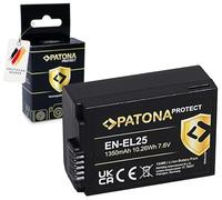 PATONA PROTECT EN-EL25 Batteria (1350mAh 10.3Wh 7.6V) con custodia protettiva compatibile con Nikon Z30 Z50 Z50 II Z50II Z FC ZFC per modelli EN-EL25a EN EL25 EL25a ENEL25