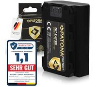PATONA Protect V1 NP-FZ100 Batteria (2600 mAh) con alloggiamento protettivo V1 - senza limitazioni d'uso (GenerationIV)