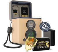 PATONA PROTECT Retro Dual Charger Box USB-C PD/QC + 2 batterie NP-FZ100