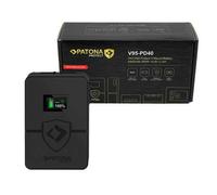 PATONA Protect V-Mount V95-PD40 Batteria Broadcast 95Wh con Ricarica USB-C PD 40W e Display OLED