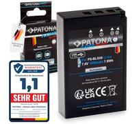 PATONA PS-BLS-5 Batteria 1050mAh USB-C - Ricambio per Olympus BLS-5 BLS-50 - per OM-D E-M10 Mark II III IV, PEN E-PL3 E-PL5 E-PL6 E-PL7 E-PL8, E-P7 - ricarica USB-C