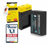 PATONA Set Caricabatterie Slim USB-C + NP-W126S Platinum, 1210mAh 7.2V