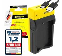 PATONA Slim Caricatore con USB-C Input per NP-40 NP-60 NP-95 NP-120 batteria compatibile con Fujifilm FinePix F30 F31 X-S1 X30 X70 X100 X100S X100T Real 3D W1 Pentax D-Li8 Kodak Klic-5001