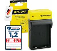 PATONA Slim Caricatore USB-C per Nikon EN-EL14 ENEL14 Batteria | Mini Caricabatterie da viaggio (34g) per P7000 P7100 P7700 P7800 D5100 D5200 D5300 D5500 D5600 Df D3100 D3200 D3300 D3400