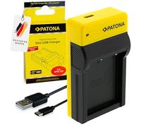 PATONA Slim Caricatore USB-C per NP-W126S NP-W126 Batterie Compatibile con Fujifilm FinePix HS-30EXR HS-33EXR HS-50EXR X-T20 X-H1 XT1 XT3 XT100 XT200 X-PRO2 X-PRO3 XA3 XA5