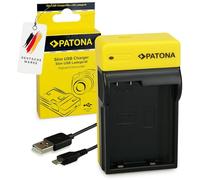PATONA Slim USB-C Caricatore per EN-EL15 EN-EL15B EN-EL15C Batteria, Caricabatterie Compatibile con Nikon 1 V1 ZF Z8 Z7 Z6 II III Z5 D7000 D7500 D600 D800 D850