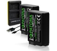 PATONA USB-C Caricatore doppio con 2x NP-FW50 Premium Batteria compatibile con Sony Alpha 7 5000 6000 6300 6400 6500 A7 A7S A7R A7II ZV-E10 DSC RX10 Mark II III IV RX1R III DSC-RX1RM3 NEX 3 5 6