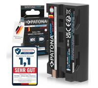 PATONA USB-C PLATINIUM NP-F550 Batteria 3500mAh compatibile con videocamere Sony, indicatori LED, illuminazione, luce video, monitor, fotocamera, Battery NP-F750 NP-F950 NP-F970 NPF550 NP F550