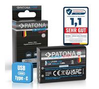 PATONA USB-C Platinum Batteria per Canon LP-E10 LPE10 1020mAh