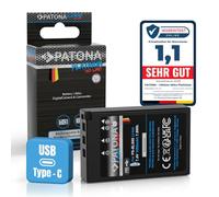 PATONA USB-C Platinum Batteria per Olympus BLS-5 BLS-50 1050mAh | Batteria di ricambio per E-450 OM-D E-M10 Mark II III IV Pen E-P3 E-PL2-E-PL9 Pen PM1 PM2 Stylus 1- si ricarica direttamente