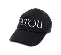 Patou - Cappello Nero con Logo Ricamato e Visiera Curva - -Accessories -Donna -Nero -L