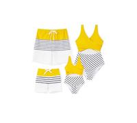 PATPAT Bikini da Famiglia, a Righe, Intero, Due Pezzi, Bikini e Costume da Bagno Hawaiano Tropicale da Spiaggia, Costumi da Bagno Mamma e Figlia, Slip Bikini Bagno per Uomo, Donna, Ragazza, Ragazzo.