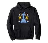 Patria Monumento Ucraina Folk Floral Heritage Art Felpa con Cappuccio