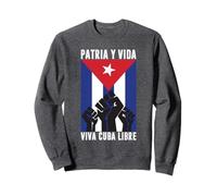 Patria Y Vida, Bandiera Cuba, Pugno Cubano, Movimento Cuba Libero. Felpa