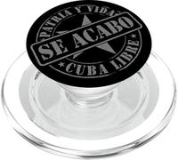 Patria Y Vida Cuba Cuban Freedom Movement Se Acabo Flag PopSockets PopGrip per MagSafe