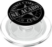 Patria Y Vida Cuba Cuban Freedom Movement Se Acabo Flag PopSockets PopGrip per MagSafe