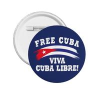Patria Y Vida Cuba Libertad spilla Libertà Slogan Patriottico 1 pezzo Spille Uomo Donna Distintivi Novità