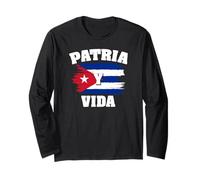 Patria y Vida Cuba Movimento libertà Cubano Himno Cubano Maglia a Manica