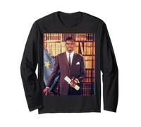 Patrice Lumumba African Hero Leader Storia Nera Maglia a Manica