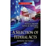 Patricia Brown Selection of Federal Acts (Copertina rigida)