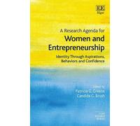 Patricia G. Greene A Research Agenda for Women and Entrepreneurship (Tascabile)