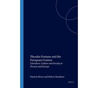 Patricia Howe Theodor Fontane and the European Context (Tascabile)