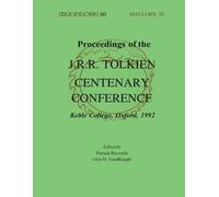 Patricia Reynol Proceedings of the J. R. R. Tolkien Centenary Confer (Tascabile)