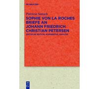 Patricia Sensch Sophie von La Roches Briefe an Johann Friedri (Copertina rigida)