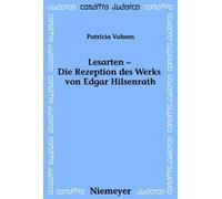 Patricia Vahsen Lesarten - Die Rezeption des Werks von Edgar Hilsenr (Tascabile)