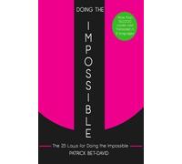 Patrick Bet-David Doing The Impossible (Tascabile)