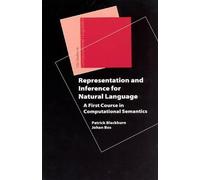 Patrick Blackburn Joha Representation and Inference for Natural Lan (Tascabile)