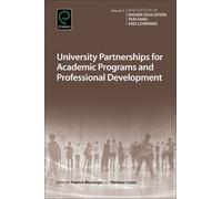 Patrick Blessin University Partnerships for Academic Programs (Copertina rigida)