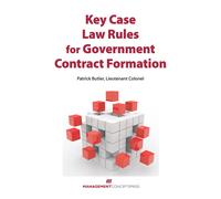 Patrick Butler Key Case Law Rules for Government Contract For (Copertina rigida)